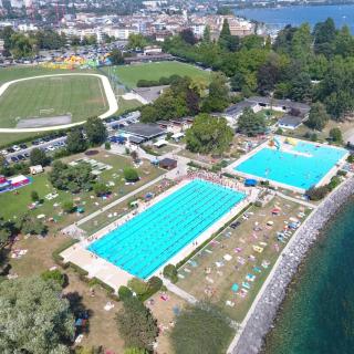 Piscine Morges à quelques minutes de l'hotel Mont Blanc à Morges copyright ville de morges