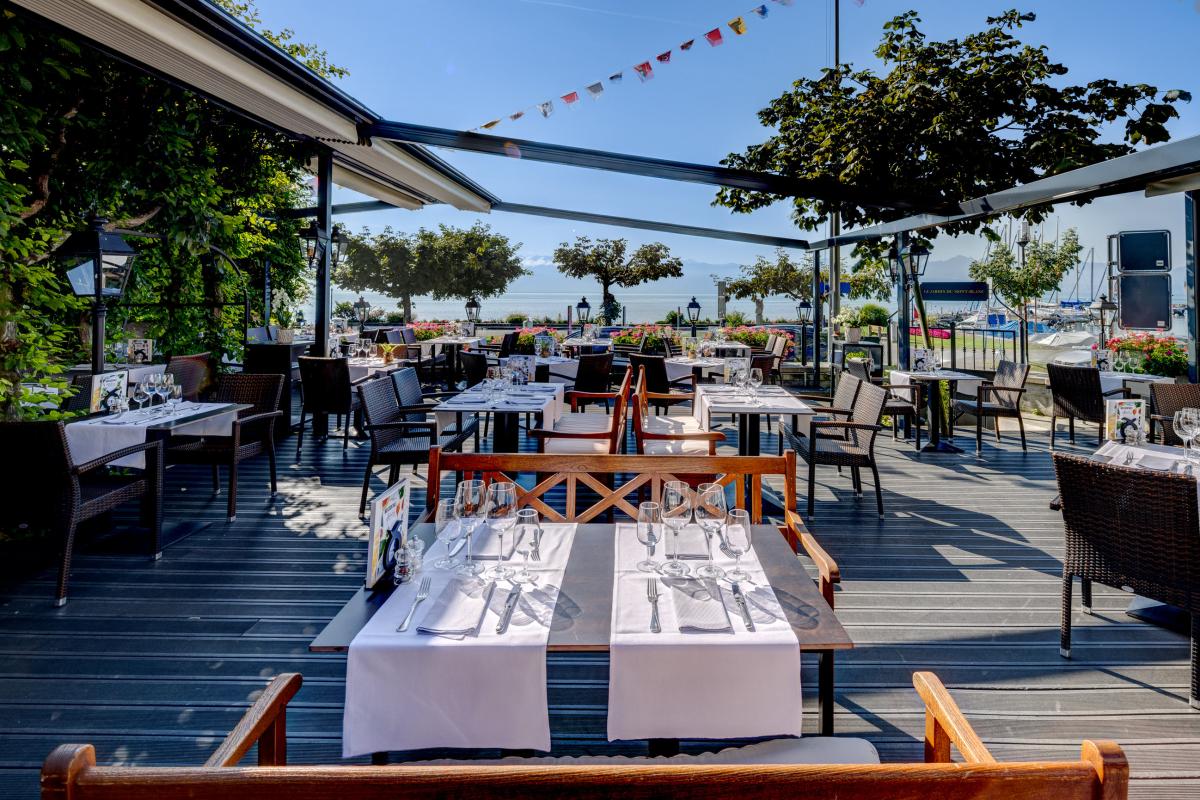 Terrasse a morges pour un événement d'exception