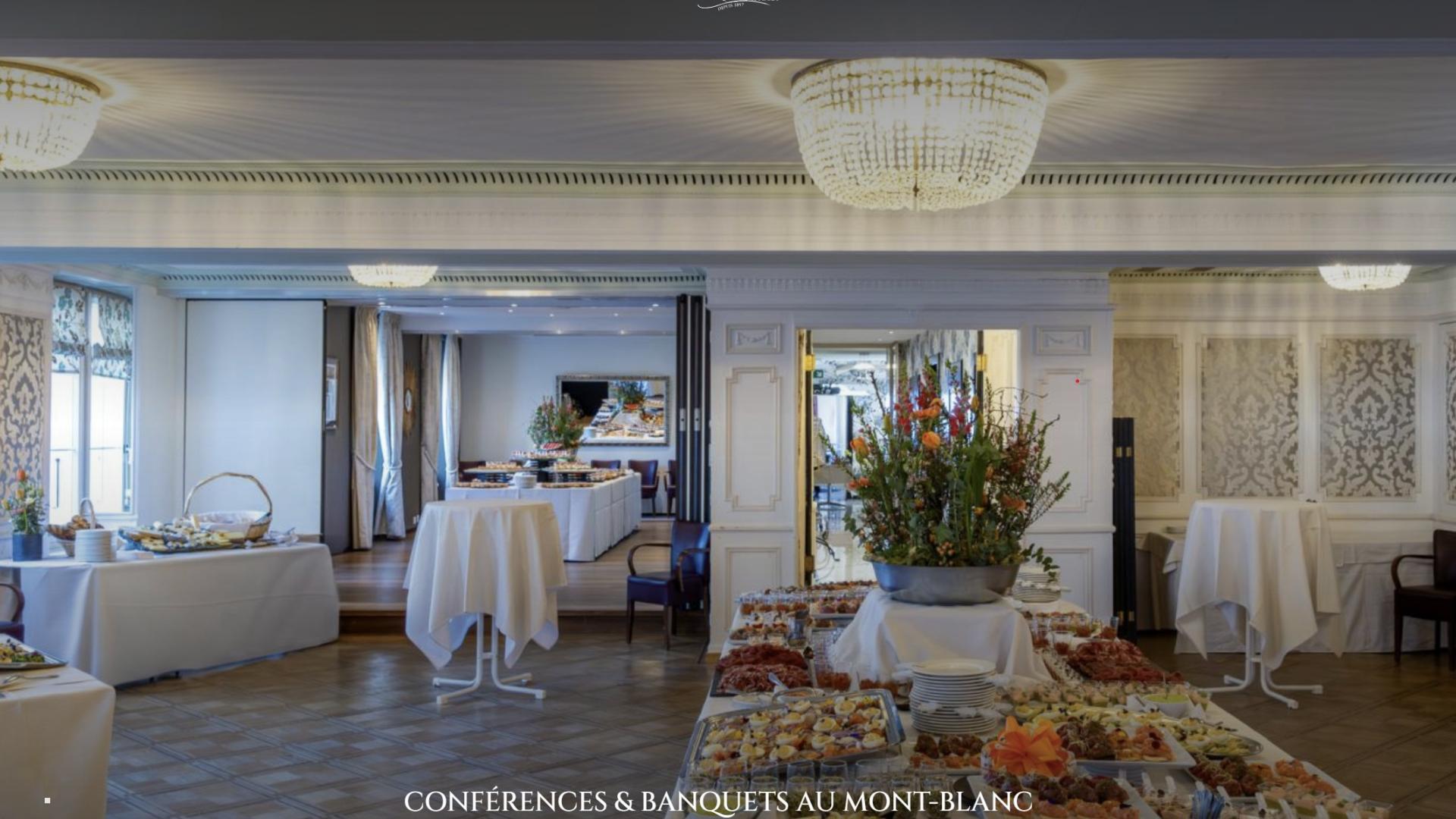 Repas et événement entreprises repas Noel à Morges - Hôtel Mont-Blanc au Lac